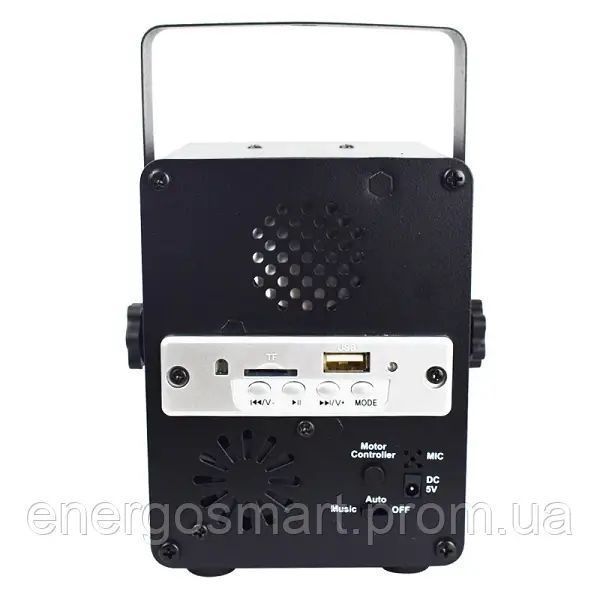 Energolux QR-305 LED+Laser,Bluetooth, диско-куля RGB, cвітломузика з пультом, лазерний диско проектор 360&deg; з рухливим ефектом, QR-305 фото
