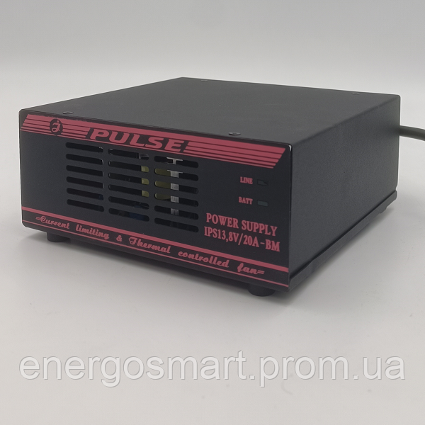 Джерело живлення для Motorola Pulse IPS 13,8V/20 DM4600e, DM4601e з можливістю підключення акумулятора для безперебійного Motorola Pulse IPS фото