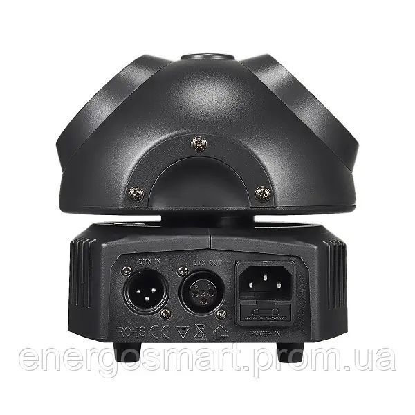Energolux DJ-705W LED, RGB, cвітломузика з пультом, лазерний диско проектор 360&deg; з рухливим ефектом, активація під ритм музики, DJ-705W фото