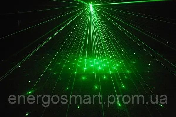 Energolux DJ-705J LED, 3-x кольоровий лазер RGB, cвітломузика з пультом, лазерний диско проектор 360&deg; з рухливим ефектом, DJ-705J фото