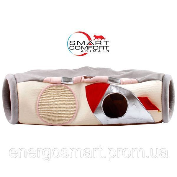Будиночок для кота Smart Comfort Animals GX-97 сірий ігровий комплекс Будиночок для кішки з секретним тунелем GX-97 серый фото