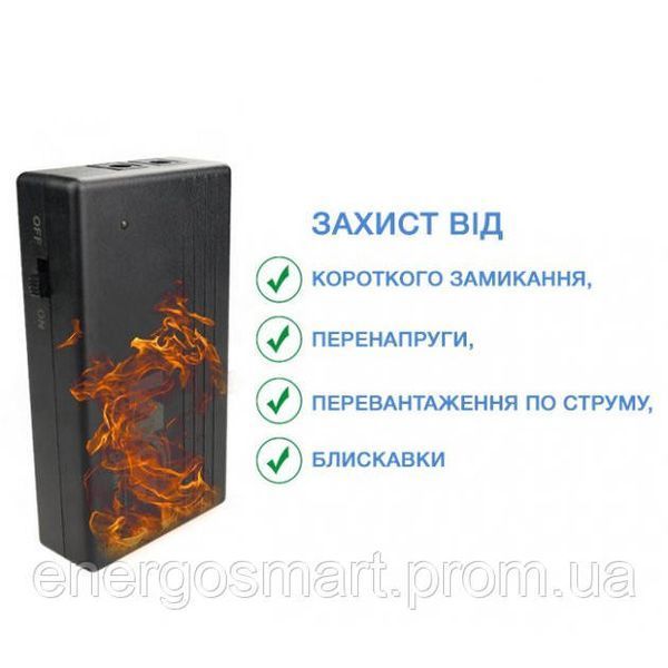 Міні UPS 5V 2A, акумулятор, джерело безперебійного живлення 14.8 Вт/год для камери, роутера, сигналізації 64aa1a-7034 фото